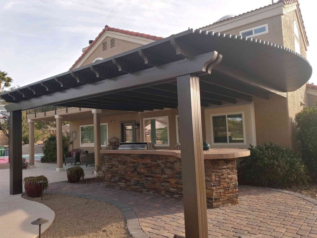 affordable backyard patio cover in Las Vegas